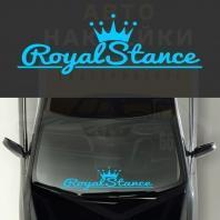 Наклейка на лобовое RoyalStance