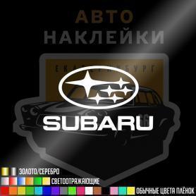 Наклейка логотип СУБАРУ