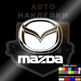 Наклейка логотипМазда