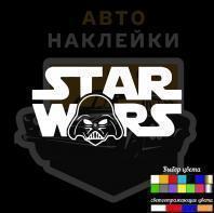 Наклейка Star Wars logo Dart Weider