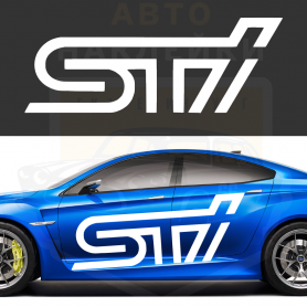 Наклейка Субару СТИ SUBARU STI