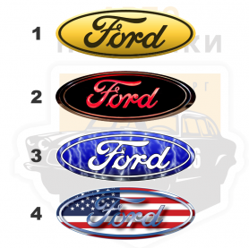 Наклейки на шильдики Ford