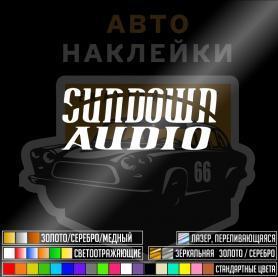 Наклейка Sundown audio