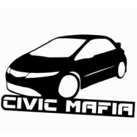 Наклейка Civic mafia