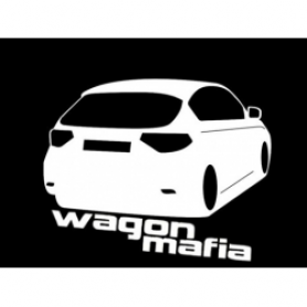 Наклейка Subaru mafia