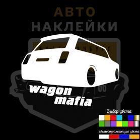 Наклейка ВАЗ 2104 Wagon mafia купить - 