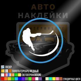 Наклейка хоккеист
