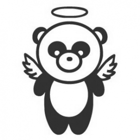 Наклейка святая панда купить - 